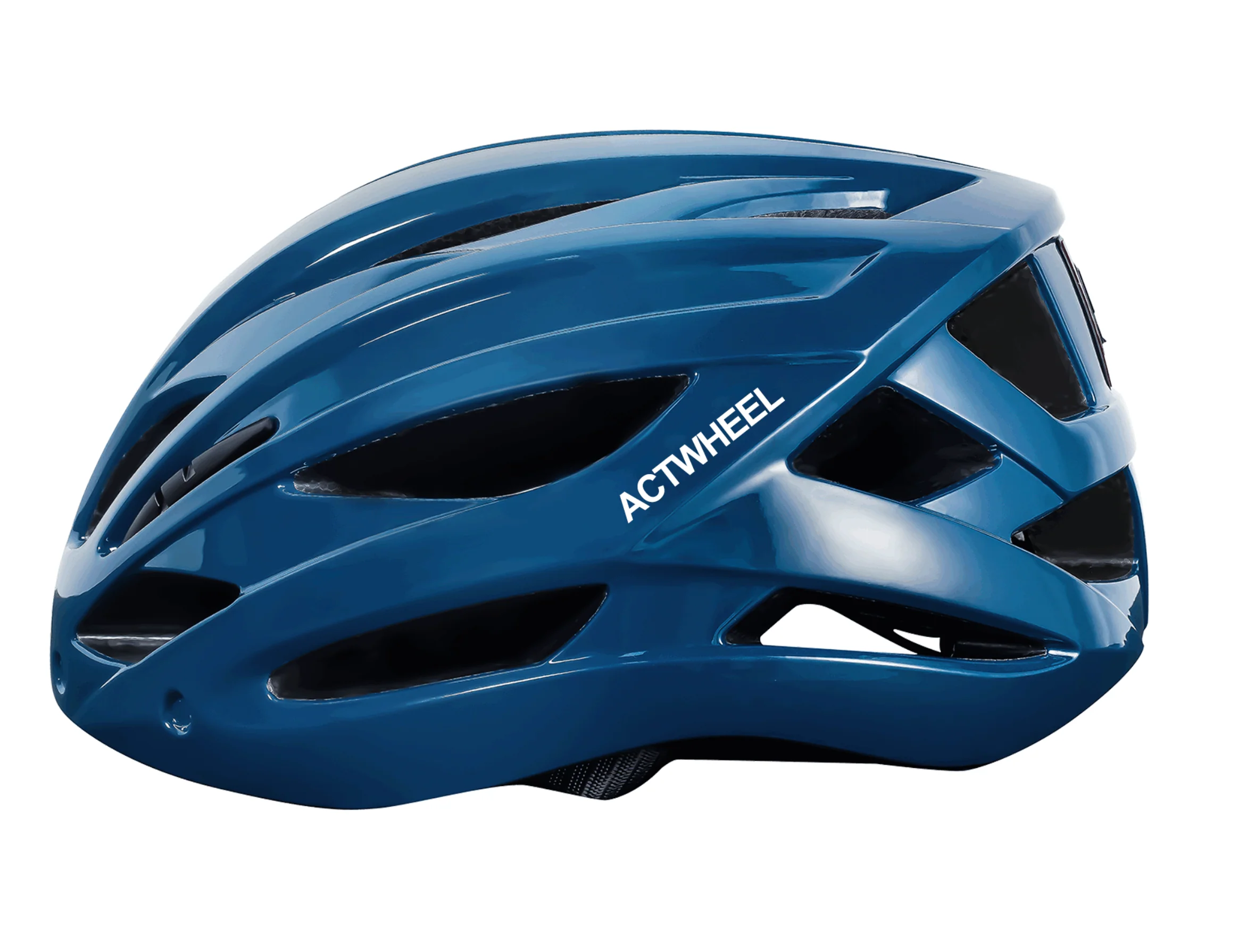 ACTWHEEL Adult Bike Helmet with USB Rechargeable LED Front and Back Light