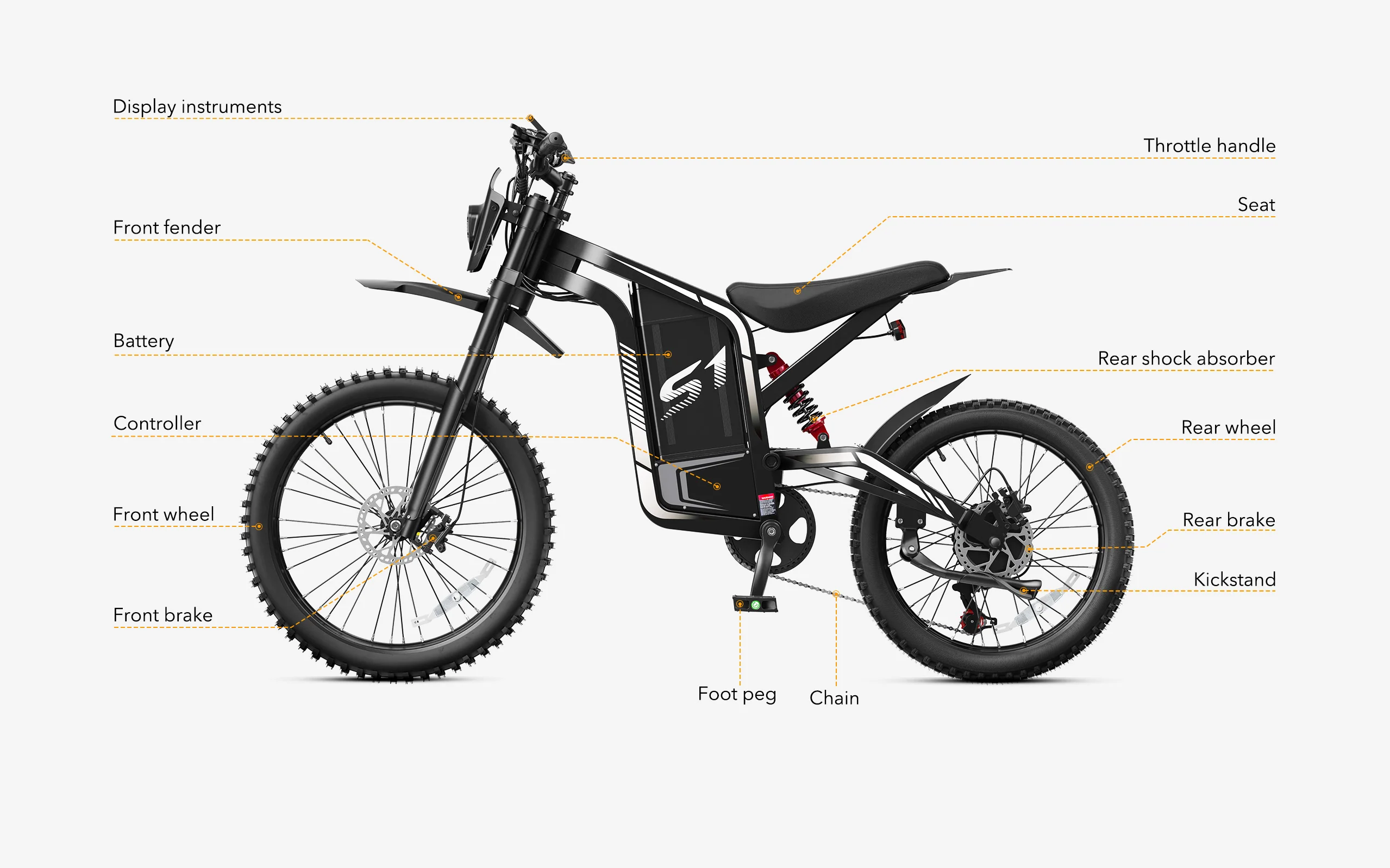 Hunter All-Terrain Folding Electric Bike for Adults - Image 2