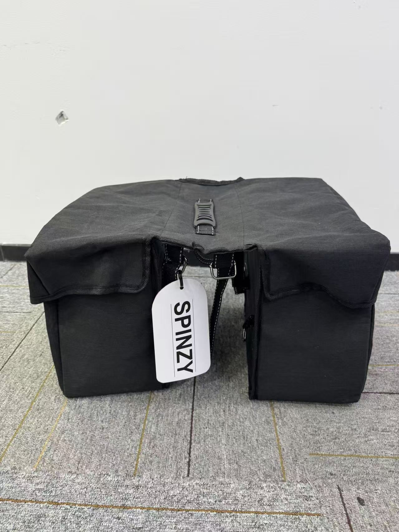 SPINZY Bike Panniers Bag – Large Capacity Saddlebags Adapted for Bicycles, Pannier Bags for Bicycles, Rear Rack Ebike Saddle Bags, Bike Rack Bag, Black - Image 4