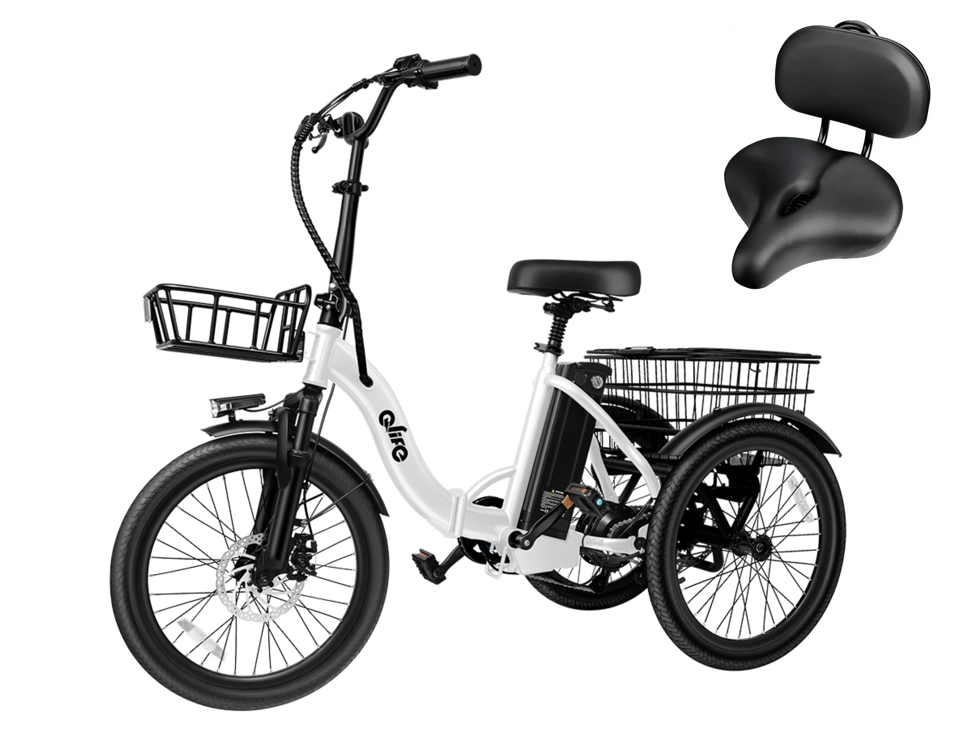 Triker Folding 3 Wheels Electric Bike - Image 26