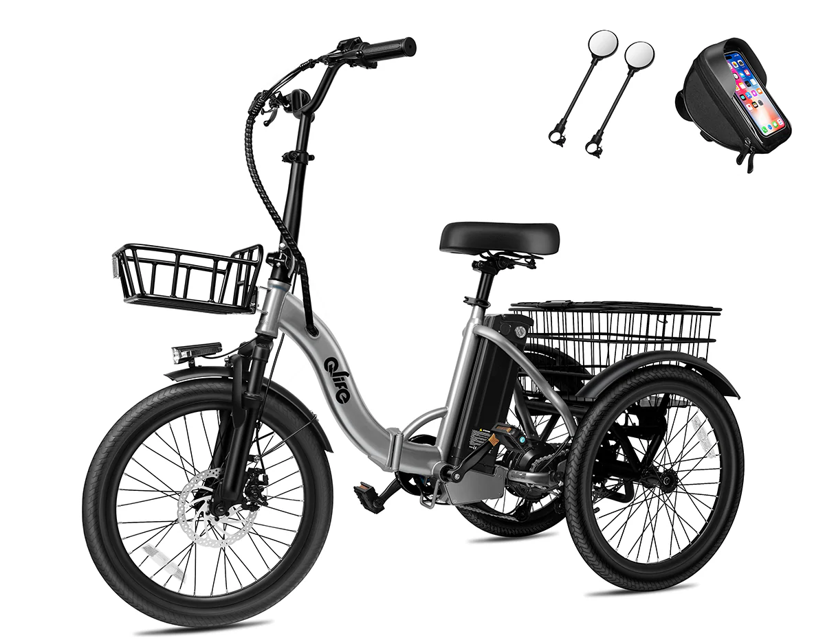 Triker Folding 3 Wheels Electric Bike - Image 28